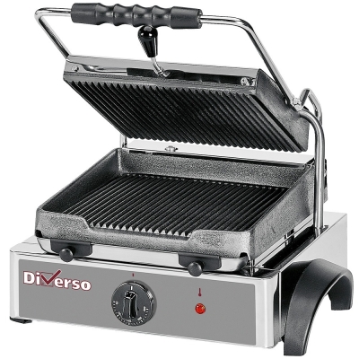 Grill panini électrique, plaques rainurées WR-GR42-33